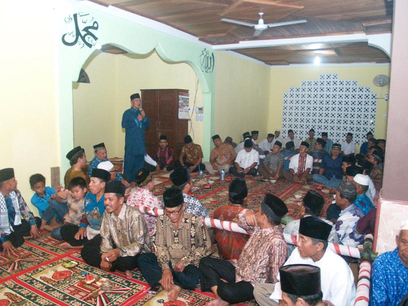 Warga sibakau sambut kehadiran wabup Dharmasraya